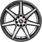 Spec-1 SP-73 17x7.5 5x4.5"/5x120 +42mm Black/Machined Wheel Rim 17" Inch SP-7317753842BMU
