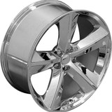 OE Wheels DG05 20x9 5x115 +20mm Chrome Wheel Rim 20" Inch DG05-20090-5115-20C