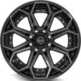 4Play Gen2 4P80R 20x10 8x170 -24mm Black/Tint Wheel Rim 20" Inch 4P80R-20100-8170-24BBT
