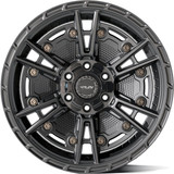 4Play Sport 2.0 4PS01 17x9 5x5"/5x5.5" -6mm Matte Black Wheel Rim 17" Inch 4PS01-17090-5D55-6B1