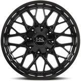 HardRock Off-Road H714 Bomber 22x10 8x6.5" -25mm Gloss Black Wheel Rim 22" Inch H714-221081125GB