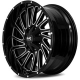 HardRock Off-Road H708 Overdrive 20x9 8x170 +0mm Black/Milled Wheel Rim 20" Inch H708-209070000GBM
