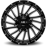 HardRock Off-Road H708 Overdrive 20x9 8x170 +0mm Black/Milled Wheel Rim 20" Inch H708-209070000GBM