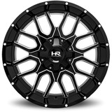 HardRock H709 Commander 22x10 6x135/6x5.5" -25mm Black/Milled Wheel Rim 22" Inch H709-221037125GBM