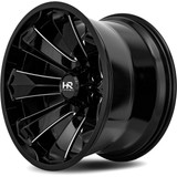 HardRock H506 Xplosive Xposed 20x10 6x135 -19mm Black/Milled Wheel Rim 20" Inch H506-201036119BM