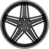 Ravetti M6 22x9 5x120 +20mm Gloss Black Wheel Rim 22" Inch RAV-M6-22967B