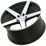 Ravetti M13 20x10 5x115 +25mm Black/Machined Wheel Rim 20" Inch RAV-M13-2164FM