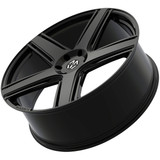 Massiv 926 Classico 26x9.5 6x135 +25mm Gloss Black Wheel Rim 26" Inch MAS926-26972B