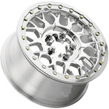 Vision UTV Storm Forged Beadlock 15x7 5x4.5" +61mm Polished Wheel Rim 15" Inch 346BL157545P64M8