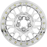 Vision UTV Storm Forged Beadlock 15x7 5x4.5" +61mm Polished Wheel Rim 15" Inch 346BL157545P64