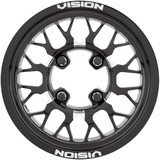 Vision UTV 346 Storm Forged 15x7 4x136 +38mm Black/Milled Wheel Rim 15" Inch 346-157136BMS54