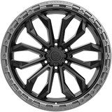 TIS 556BA 17x9 6x135 +0mm Satin Black Wheel Rim 17" Inch 556BA-7906300