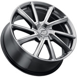 Platinum 466 Mystic 17x8 5x100/5x4.5" +40mm Graphite Wheel Rim 17" Inch 466-7818G+40