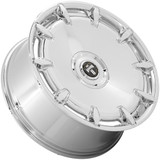 Dub DC271 Cheef 24x9 5x115/5x120 +15mm Chrome Wheel Rim 24" Inch DC271PX24902015