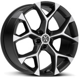 Xcess X05 18x8.5 5x100 +35mm Black/Machined Wheel Rim 18" Inch X0588550035GBM