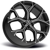 Xcess X05 18x8.5 5x100 +35mm Black/Milled Wheel Rim 18" Inch X0588550035GBML