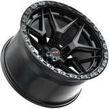 Vortek VRT-603 22x12 6x135/6x5.5" -44mm Satin Black Wheel Rim 22" Inch 603221257-44SB