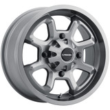 Vision UTV 415 Bomb 12x8 4x136 -10.2mm Gunmetal Wheel Rim 12" Inch 415-128136GM4