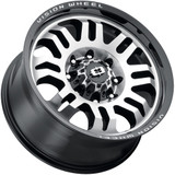 Vision 409 Inferno 17x9 6x120 +12mm Black/Machined Wheel Rim 17" Inch 409-7962GBMF12
