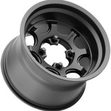 Vision UTV 351 Flow 15x6 4x136 +50.6mm Satin Black Wheel Rim 15" Inch 351-156136SB55
