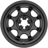 Vision UTV 351 Flow 15x6 5x4.5" +50.6mm Satin Black Wheel Rim 15" Inch 351-156545SB55