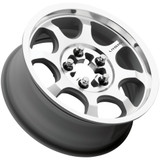 Vision UTV 351 Flow 15x6 5x4.5" +50.6mm Machined Wheel Rim 15" Inch 351-156545ACMF55