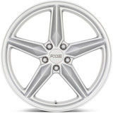 Foose F174 CF8 19x9.5 5x120 +17mm Silver Wheel Rim 19" Inch F174199513+17