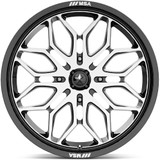 MSA Offroad M47 Sniper 22x7 4x156 +10mm Black/Machined Wheel Rim 22" Inch MA047BD22704410