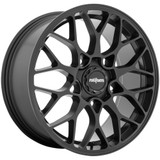 (Set of 4) Staggered-Rotiform R190 20" 5x112 35mm Matte Black Wheels Rims R1902090F8+35-R1902005F8+40