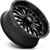 Fuel UTV D821 Arc 24x7 4x156 +13mm Black/Milled Wheel Rim 24" Inch D8212470A544