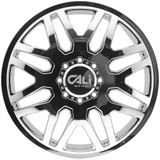 (Set of 6) 24" Inch Cali Off-Road 9115D Invader Dually 8x6.5" Chrome Wheels Rims 9115D-24881C-L-6