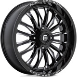 Fuel UTV D821 Arc 20x7 4x156 +13mm Black/Milled Wheel Rim 20" Inch D8212070A544