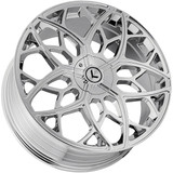 Kraze KR184 Ricochet 22x8.5 5x115/5x120 +38mm Chrome Wheel Rim 22" Inch KR184-22818C38