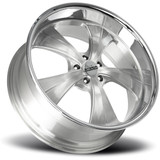Strada C02 Old Skool 24x10 6x135 +24mm Brushed SSL Wheel Rim 24" Inch C02463524BFSMLSS