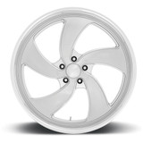 US Mags U134 Desperado 5 22x10.5 5x4.75" +1mm Brushed Wheel Rim 22" Inch U134220561+01L
