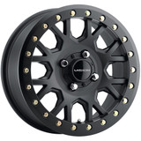 Vision UTV GV8 Invader Beadlock 15x6 4x156 +38mm Satin Black Wheel Rim 15" Inch GV8BLC156156SB48NCC