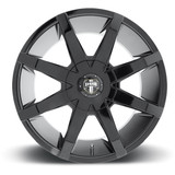 DUB S110 Push 20x8.5 6x120/6x132 +35mm Gloss Black Wheel Rim 20" Inch S1102085F9+35