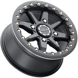 Vision UTV 544 Bolt Beadlock 14x7 4x136 +38mm Satin Black Wheel Rim 14" Inch 544BL147136SB54