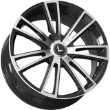 Kraze 183 Spectra 22x8.5 5x110/5x5" +38mm Black/Machined Wheel Rim 22" Inch KR183-22860BM38