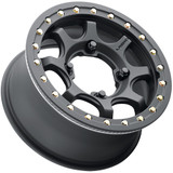 Vision UTV 351 Flow Beadlock 15x7 4x156 +13mm Satin Black Wheel Rim 15" Inch 351BL157156SBBR44