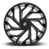 Fuel UTV D753 Reaction 18x7 4x156 +13mm Black/Milled Wheel Rim 18" Inch D7531870A544