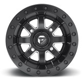 Fuel UTV D938 Maverick Beadlock 18x7 4x156 +38mm Black/Milled Wheel Rim 18" Inch D9381870A555