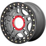 KMC UTV KS240 Recon Beadlock 15x7 4x137 +38mm Gunmetal Wheel Rim 15" Inch KS24057048438