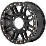 KMC UTV KS250 Cage Beadlock 15x6 4x156 +38mm Double Black Wheel Rim 15" Inch KS25056044738