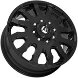 (Set of 6) 20" Inch Fuel D675 Blitz Dually 8x200 Gloss Black Wheels Rims D67520829235-6