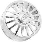 (Set of 6) 22" Inch Cali 9110D Summit Dually-Lifted 8x6.5" Polished Wheels Rims 9110D-22881PM121-L-6