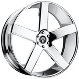 Dub S115 Baller 24x10 6x5.5" +19mm Chrome Wheel Rim 24" Inch S115240084+19
