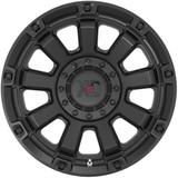 XD Series XD852 Gauntlet 17x9 5x5"/5x5.5" +0mm Satin Black Wheel Rim 17" Inch XD85279035700