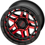 KMC KM540 Recon 17x9 5x5" -12mm Black/Red Wheel Rim 17" Inch KM54079050912N
