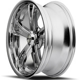 Ridler 606 18x8 5x5" +0mm Chrome Wheel Rim 18" Inch 606-8873C